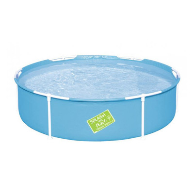 Set Piscina pentru Copii cu Cadru Metalic Bestway - 152x38 cm - Albastru foto