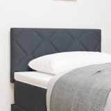 vidaXL Cap de pat LED Gri &icirc;nchis 80 cm Set de 2 Gri &icirc;nchis Țesătură