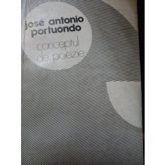 CONCEPTUL DE POEZIE-JOSE ANTONIO PORTUONDO,BUC.1982