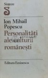 Cumpara ieftin Personalitati ale culturii romanesti - 1987 - Ion Mihail Popescu (L78), Eminescu