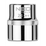 Tubulara hexagonala 23 mm, priza 1/2, otel Cr-V, Superlock NEO