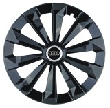 Cumpara ieftin Set 4 capace roti Fame Negru R16 pentru gama auto Audi, Autohelix MSA