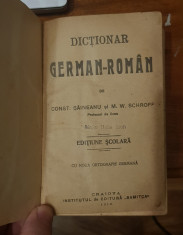 Dictionar german roman foto