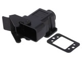 Carcasă HARTING Han Compact&reg; HDC pentru conectori, montare pe panou, policarbonat, PG16
