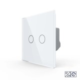 Intrerupator Dublu cu Revenire, Contact Uscat si 12/24V cu Touch LIVOLO &ndash; Serie Noua SmartElectro IntelligentHouse