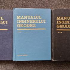 MANUALUL INGINERULUI GEODEZ (3 volume)