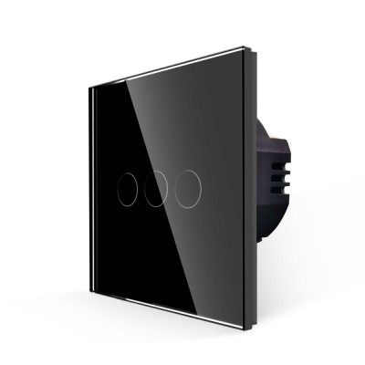 Intrerupator Triplu cu Touch din Sticla LUXION SmartElectro IntelligentHouse foto