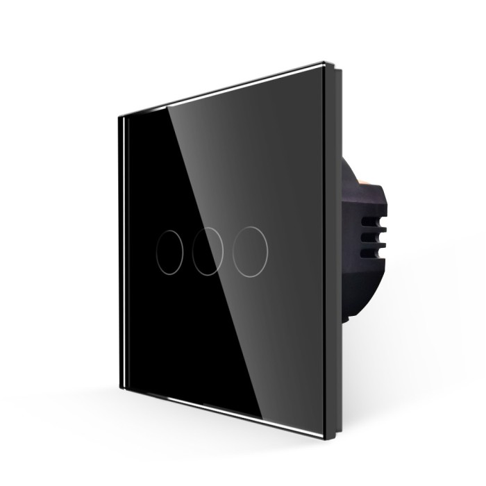 Intrerupator Triplu cu Touch din Sticla LUXION SmartElectro IntelligentHouse