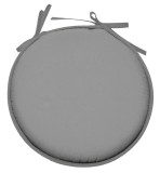 Pernă De Scaun Ronde Nelson 40X40 Cm, Culoare Gri, 100% Poliester