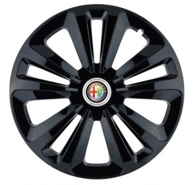 Set 4 Capace Roti Terra Negru R16, pentru Alfa Romeo foto