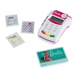 Cumpara ieftin Set de jucarie Theo Klein - Terminal card POS Barbie, cu lumini si sunet