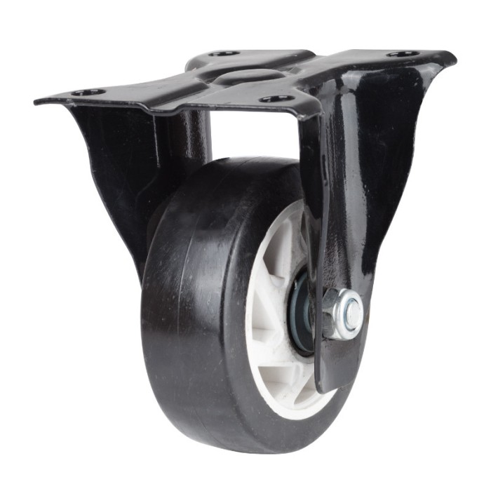 Roata Carucior Platforma PVC, 4 inch, tip fixa, ARV-5166