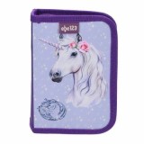 Penar echipat Abc, 1 compartiment, 2 clape, design unicorn