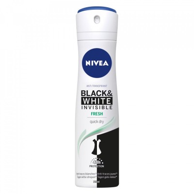 ANTIPERSPIRANT BLACK&amp;amp;WHITE INVISIBLE FRESH SPRAY 150ML foto