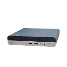 Unitate PC Refurbished, HP ELITEDESK 800 G4 USFF, Procesor I5 8500T, Memorie RAM 16 GB, SSD 256 GB NVME, Windows 11 Pro