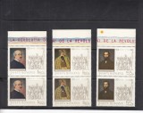 ROMANIA 1968 LP 679 - 120 DE ANI DE LA REVOLUTIA DIN 1848 PERECHE MNH, Nestampilat