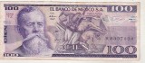 bnk bn Mexic 100 pesos 1981 circulata