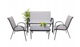 Set mobilier de gradina ,4pcs,gri