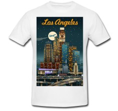 Tricou &amp;quot; Los Angeles, night &amp;quot; foto