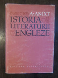 ISTORIA LITERATURII ENGLEZE-A . ANIXT