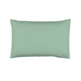 Fata de perna, 50x70cm, 100% bumbac ranforce, inchidere fermoar, model uni verde 7428