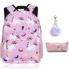 Rucsac pentru copii Unicorn Girl School Rucsac de agrement L