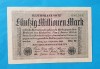 GERMANIA 50000000 Mark 1924 - CINZECI MILIOANE Bancnota veche originala -Superba