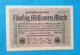 GERMANIA 50000000 Mark 1924 - CINZECI MILIOANE Bancnota veche originala -Superba