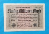 GERMANIA 50000000 Mark 1924 - CINZECI MILIOANE Bancnota veche originala -Superba