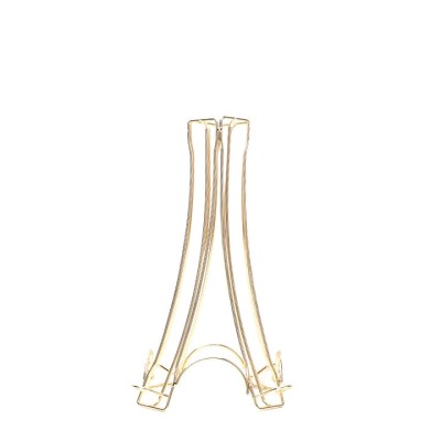 Suport 32 capsule, model turn Eiffel, Nespresso, otel inoxidabil, 31 x 17 x 17 cm, auriu foto