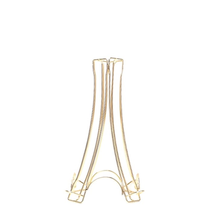 Suport 32 capsule, model turn Eiffel, Nespresso, otel inoxidabil, 31 x 17 x 17 cm, auriu