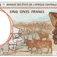 Statele Africii Centrale 500 Franci (L) Gabon 2 000 P-401Lg UNC