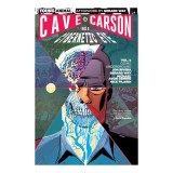 Cave Carson has a cybernetic eye, Jon Rivera