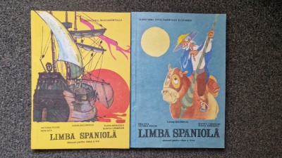 LIMBA SPANIOLA. MANUAL PENTRU CLASA A II-A + A III-A - Ileana Bucurenciu (2 vol) foto