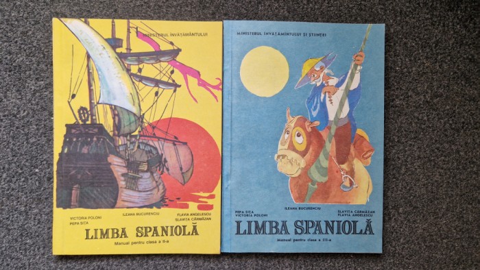 LIMBA SPANIOLA. MANUAL PENTRU CLASA A II-A + A III-A - Ileana Bucurenciu (2 vol)