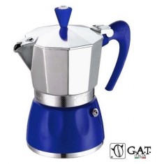 Espressor moka G.A.T. LADY ORO Albastru 3 cesti