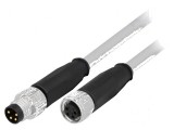 Cablu pentru senzori M8-M8 PIN 4 mufă - Cablu de extensie pentru senzori M8 de 4 metri