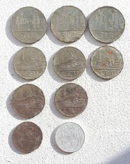[1966/1982] Monede 25 Bani/1 Leu/3 Lei