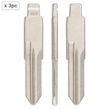 Set 3 lame cheie auto 152# VAC102 pentru Renault si Dacia