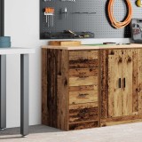 vidaXL Dulap depozitare garaj lemn vechi 40x51x85 cm lemn masiv de pin