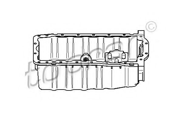 Baie ulei AUDI A3 (8L1) (1996 - 2003) TOPRAN 109 615