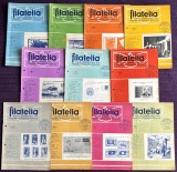 Romania 1963 - Lot 11 reviste filatelice romanesti FILATELIA / An XII complet