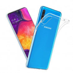 Husa silicon slim Samsung A50 - transparent foto