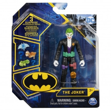 The Joker Figurina articulata 10cm cu 3 accesorii surpriza foto