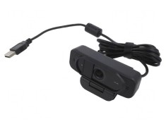Webcam USB Neagră Full HD 1080p PnP 1,6m 96&deg;