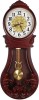 Ceas Perete Retro Beesealy Grandfather cu Pendul, Silentios, 59cm, Time Veranda - Design Vintage, Decor Living/Bucatarie