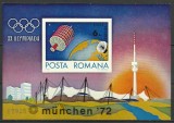 1972 - Jocurile Olimpice Munchen, colita nedantelata neuzata