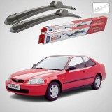 Cumpara ieftin Ștergătoare Honda Civic Gen VI (EJ/EM1) Coupe 1996-2000 | Set Față Flat &ndash; TeamCar&reg;