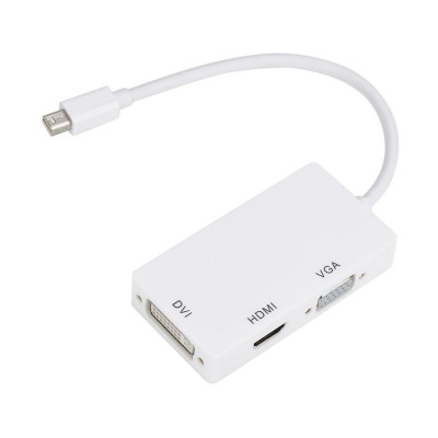 Adaptor Mini Displayport la VGA / HDMI / DVI compatibil Macbook, Lenovo, Dell foto