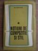 Ion Covrig-Nonea - Notiuni de compozitie si stil